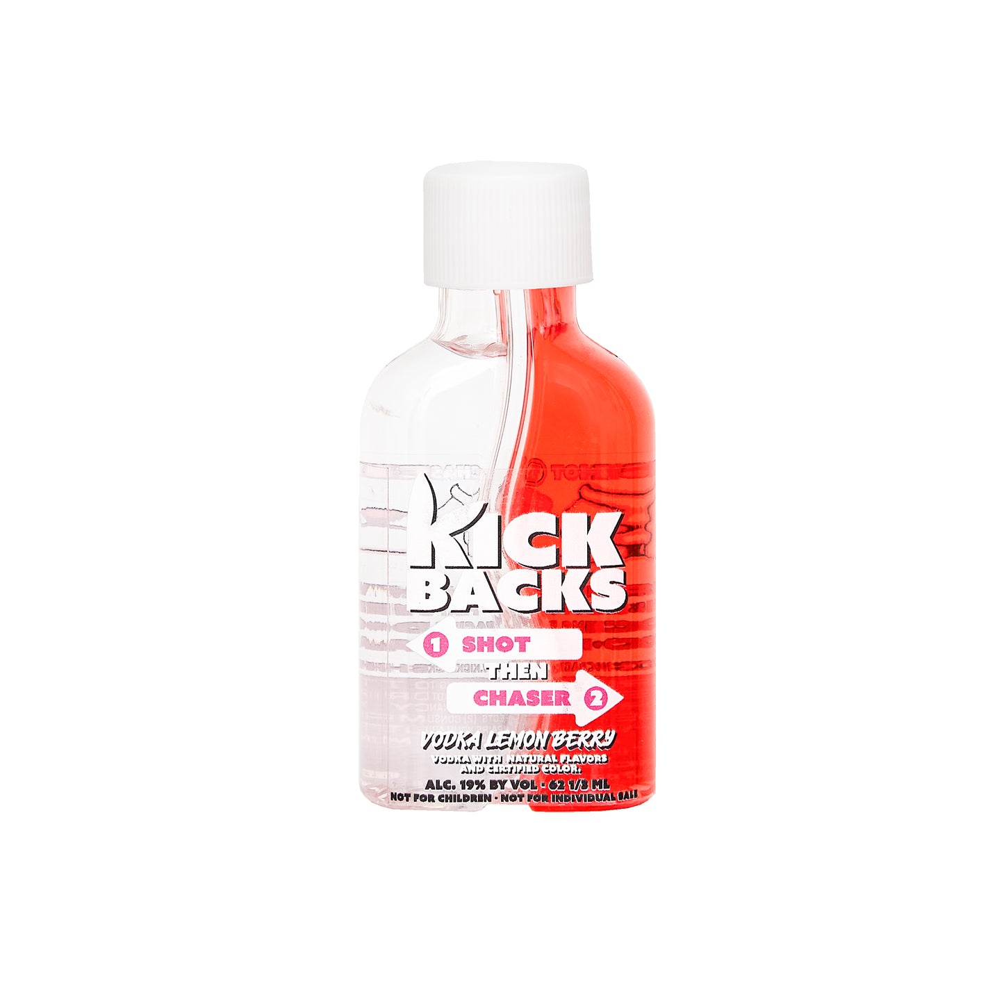 Kick Backs Shot + Chaser™ Vodka Lemon Berry Flavor