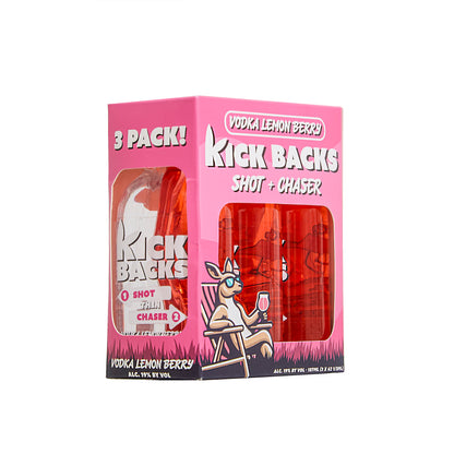 Kick Backs Shot + Chaser™ Vodka Lemon Berry Flavor